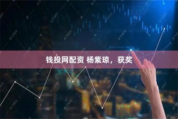 钱投网配资 杨紫琼，获奖